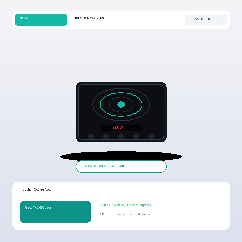Induction Cooker Nova